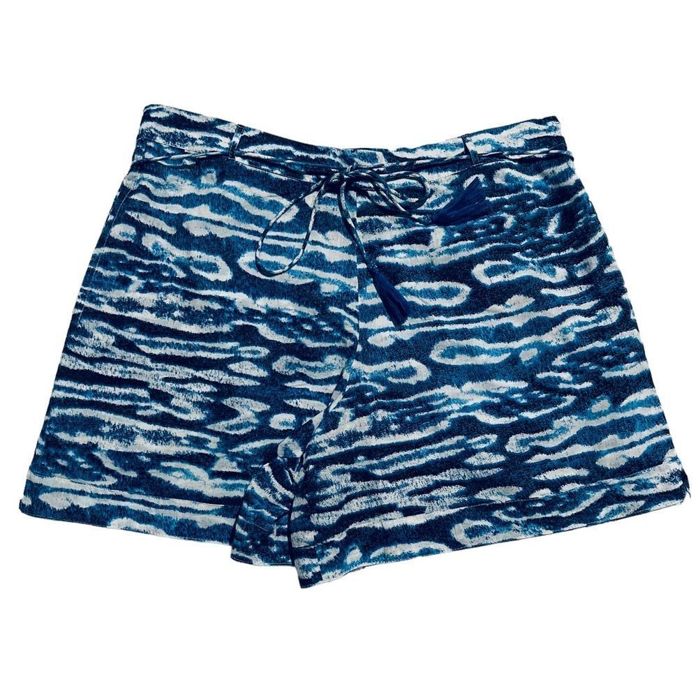 Samson Blue Patterned lightweight pull on shorts Large - Picture 3 of 16